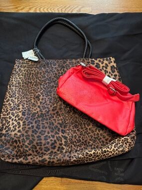 Penelope Ann Leopard Tote